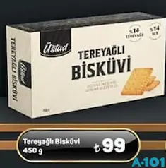 ÜSTAD TEREYAĞLI BİSKÜVİ 450 G fiyat ve kampanya bilgisi